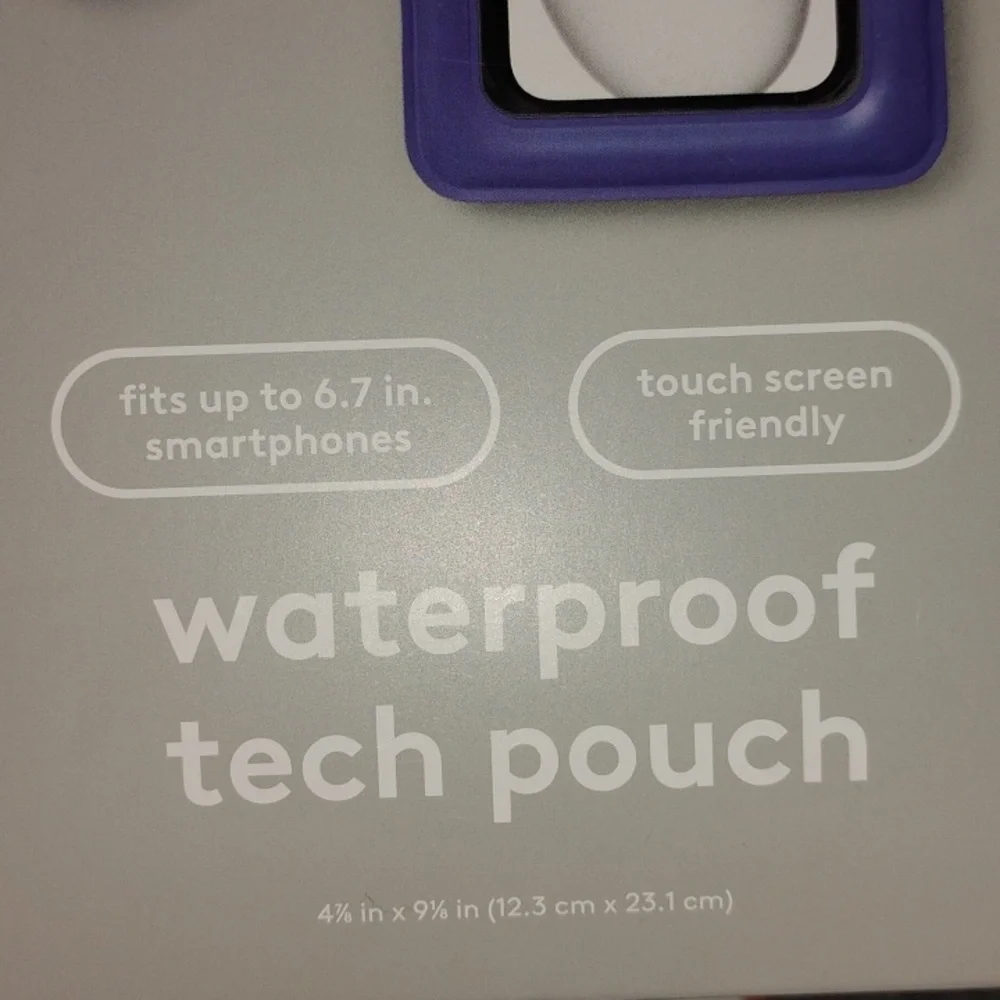 Heyday‎ Blue Waterproof Tech Pouch 2